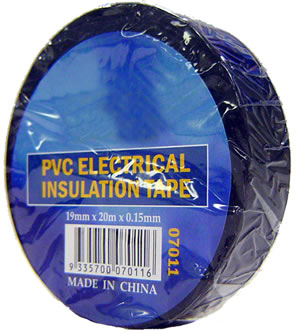 Tape Insulation Black 20m $1.80